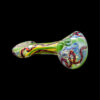 LA Pipes Inside-Out Candy Cane Color Changing Glass Pipe LA Pipes Inside-Out Candy Cane Color Changing Glass Pipe