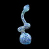 Color Raked Fumed Sherlock Bubbler Pipe Color Raked Fumed Sherlock Bubbler Pipe