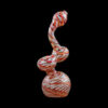 Color Raked Fumed Sherlock Bubbler Pipe Color Raked Fumed Sherlock Bubbler Pipe
