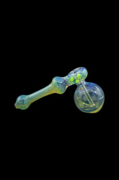 Fumed Bubbler Pipe - The Silver Hammer