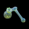 Silver Fumed Hammer Sidecar Bubbler Hand Pipe Silver Fumed Hammer Sidecar Bubbler Hand Pipe