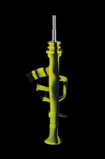 AK47 Silicone Dab Straw Collector with Titanium Tip