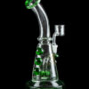 Tsunami 9" Bent Neck Beaker Rig with Marble Accents Tsunami 9" Bent Neck Beaker Rig with Marble Accents