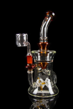 "Propeller" Recycler Water Pipe with Banger