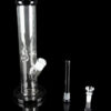 Groove Straight Tube Water Pipe