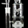 "Helheim" Fat Can Straight Tube with Disco Ball and Windmill Perc