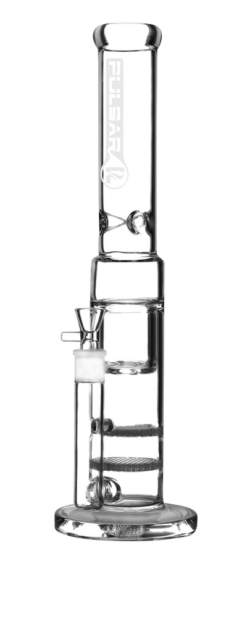 Double Honeycomb Inverted Showerhead Perc Bong