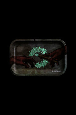 Pulsar Glow Metal Rolling Tray with Lid - Creation of Passage