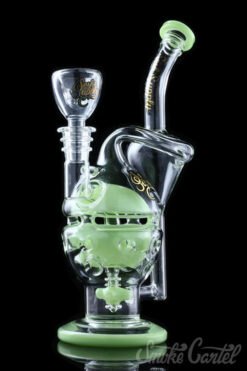 "Atlas" Faberge Egg Recycler Bong w/ Propeller Perc