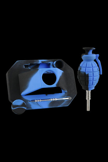 Silicone "Dab Grenade" Vapor Straw Collector Kit