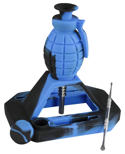 Silicone "Dab Grenade" Vapor Straw Collector Kit