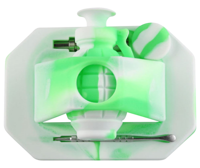Silicone "Dab Grenade" Vapor Straw Collector Kit