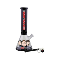 Trailer Park Boys "The Boys" Black Beaker Bong with Ice Pinch