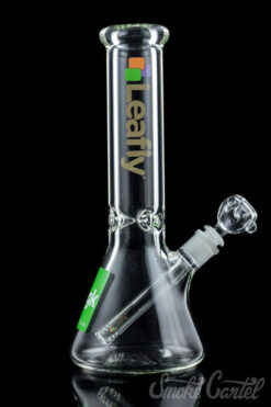 Leafly Strain Tile Beaker Bong - (OG Kush / Maui Wowie / Granddaddy Purp)