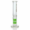 Leafly Strain Tile Straight Tube Bong - Sativa, Indica, or Hybrid