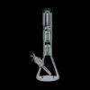 Beaker Base Glass Ice Bong with Double Tree Perc Beaker Base Glass Ice Bong with Double Tree Perc