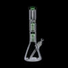 Beaker Base Glass Ice Bong with Double Tree Perc Beaker Base Glass Ice Bong with Double Tree Perc