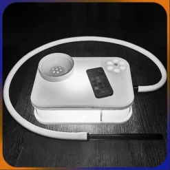 Square Acrylic Hookah Set with LED Light