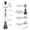 Arabic Hookah Set with Accessories