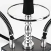Cube Acrylic LED Hookah Set with 2 Hoses and Silicone Bowl