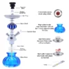 DEJAYA Small Portable Hookah Set DEJAYA Small Portable Hookah Set