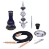 Premium 2-Hose Hookah Kit with Glass Vase