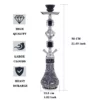 Mosaic Glass Hookah Set