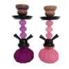 Pink Purple Fluorescent Arabic Hookah Shisha Set