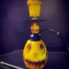 Pumpkin-Model Arabian Hookah Set with Color Light and Resin Process Pumpkin-Model Arabian Hookah Set with Color Light and Resin Process