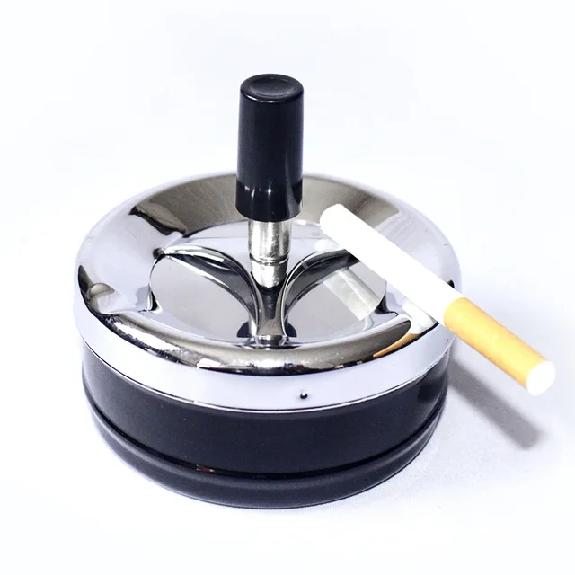 Round Press Lid Ashtray